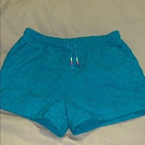 Girls eyelet shorts